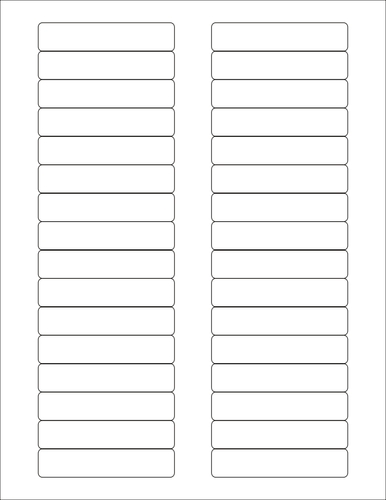 WL-173 adresse étiquette modèle vector illustration